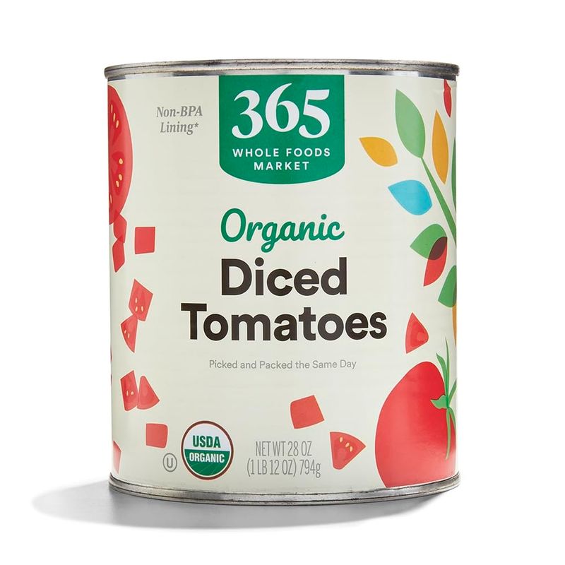 365 by Whole Foods Market, Tomatoes Diced Organic, 28 Ounce