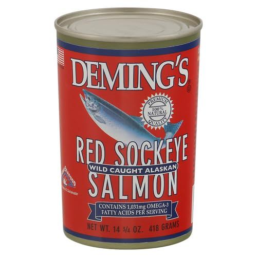 Deming&#39;s Wild Caught Alaskan Salmon, 14.75 oz