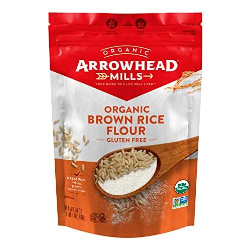 Arrowhead Mills Organic Brown Rice Flour, Gluten Free, 6 count (Pack of 1)
