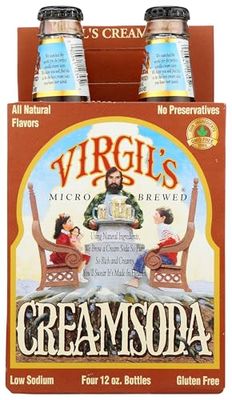 Virgil&#39;s, Soda Cream, 12 Fl Oz, 4 Pack