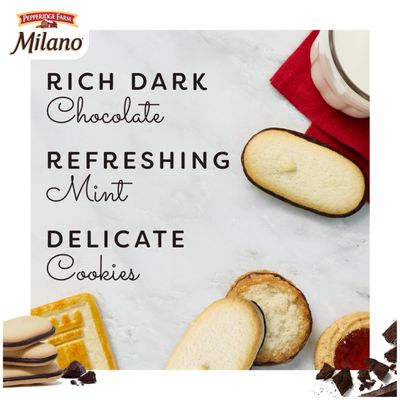 Pepperidge Farm Milano Cookies, Mint, 10 Packs, 2 Cookies per Pack
