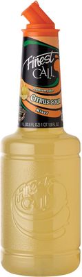 Finest Call Premium Juice Citrus Sour Drink Mix, Ready To Use, 1 Liter Bottle (33.8 Fl Oz), Individually Boxed
