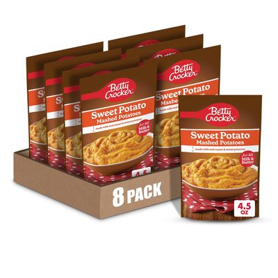 Betty Crocker Sweet Potato Mashed Potatoes, 4.5 oz. (Pack of 8)