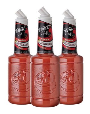Finest Call Premium Michelada Drink Mix, 1 Liter Bottle (33.8 Fl Oz), Pack of 3