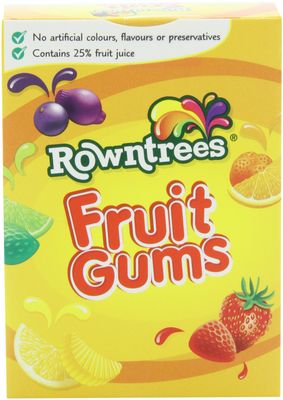 Rowntrees Fruit Gums 120g (Pack of 6)