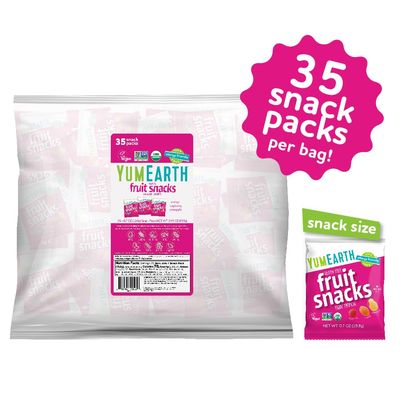 YumEarth Organic Tropical Fruit Snacks (Pack of 35)