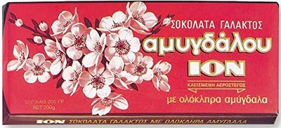 Greek Milk Chocolate with Almonds ION 5x100g