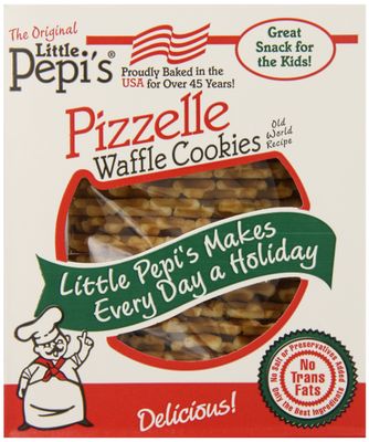 Little Pepi's Pizzelles, Vanilla, 7 Ounce