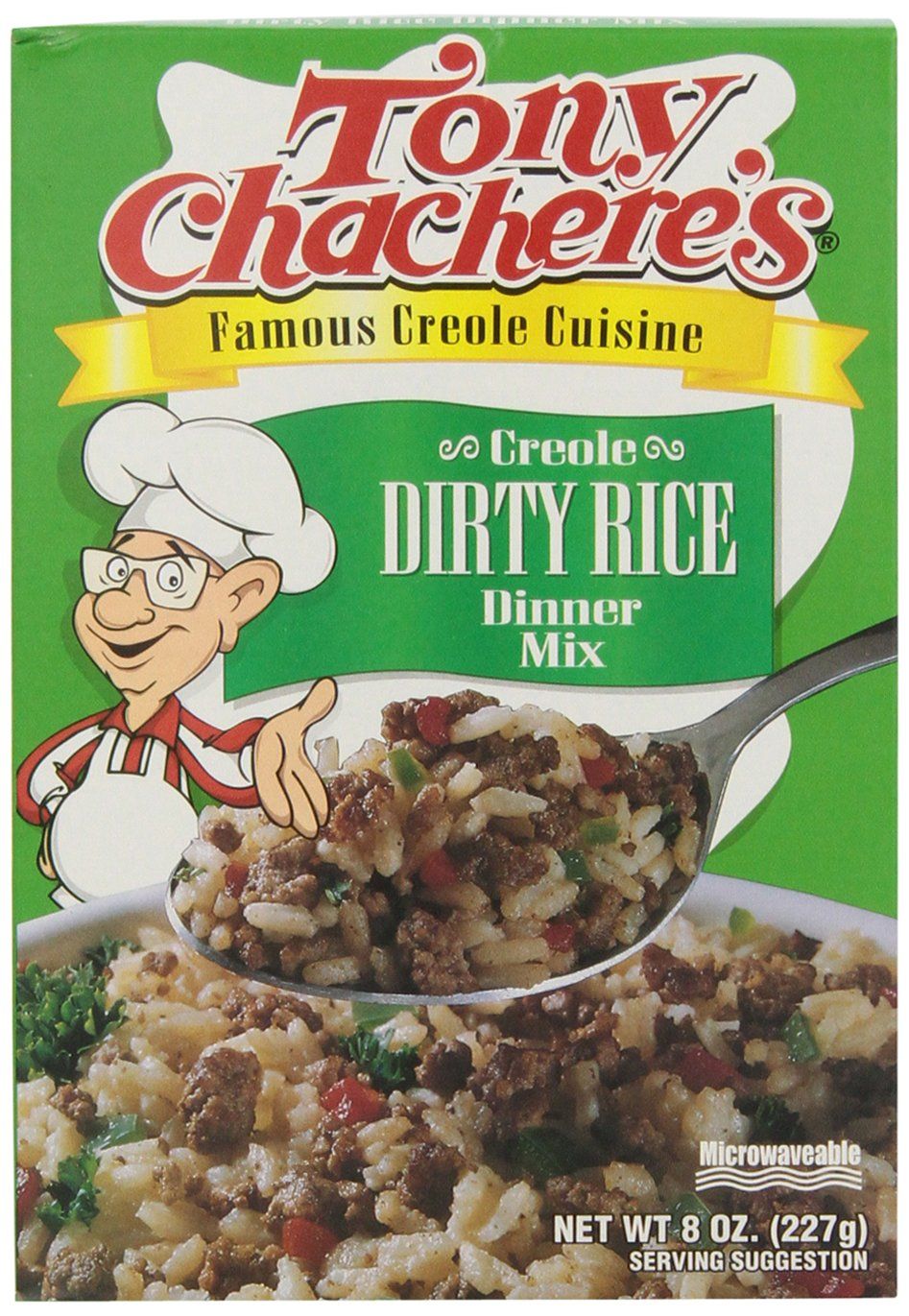Tony Chachere's Dirty Rice Mix, 8-Ounce (Pack of 12)