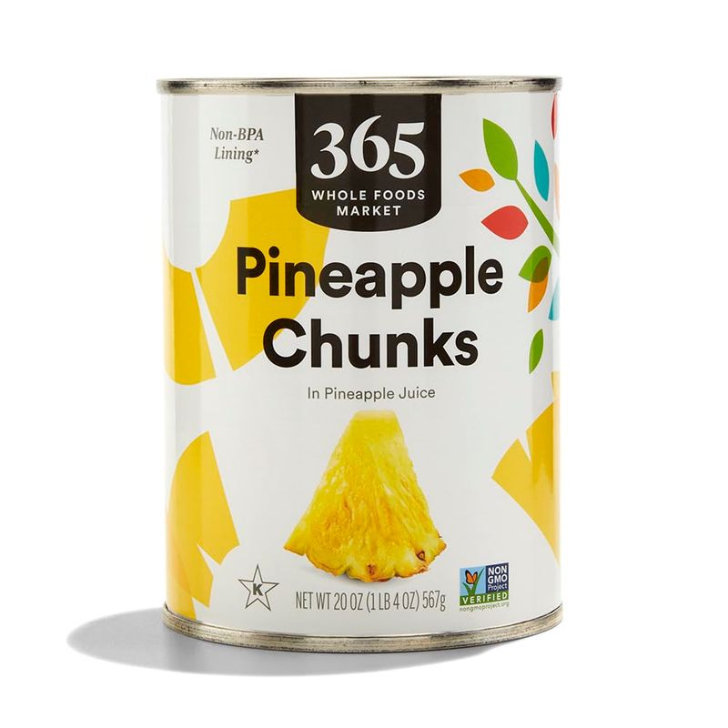 365 by Whole Foods Market, Pineapple Chunks, 20 Ounce