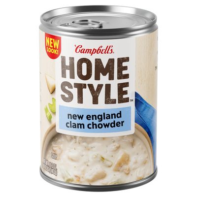 Campbell&#39;s Homestyle New England Clam Chowder Soup, 16.3 OZ Can