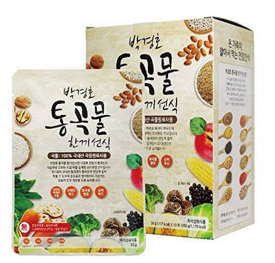 [Dr. MOON] Roasted Multigrain &amp; Vegetables Powder Formulated by Dr. Park, Gyeong-Ho (30g x 10 packets) - 300g / 0.66 fl. oz, Meal Replacement, A Good Source of Energy &amp; Protein, Misoot-garoo