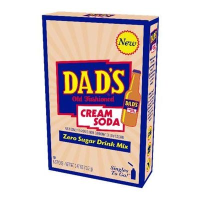 Dad&#39;s Old Fashion Cream Soda Singles To Go Drink Mix, 0.47 OZ, 6 CT (12)
