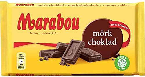 Marabou Mrk Choklad Dark Chocolate Bar 185g (Sweden)