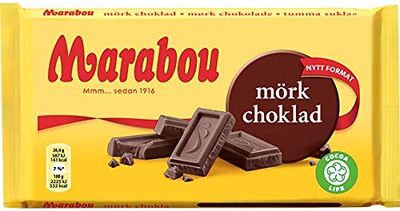 Marabou Mrk Choklad Dark Chocolate Bar 185g (Sweden)