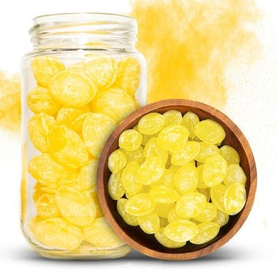 NY Spice Shop Sanded Lemon Drops - 1 Pound Lemon Hard Candy - Old Fashioned Candy - Candy Bulk - Tangy and Sweet Delicious Candy - Healthy Snacks