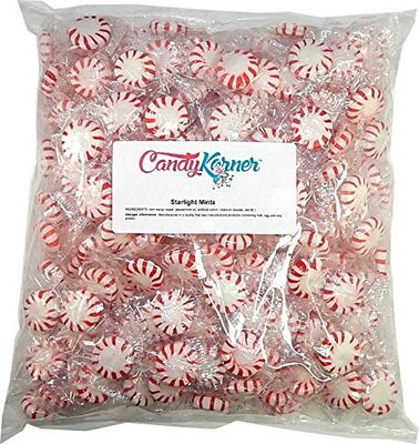 Peppermint Starlights Mints 2 Pound (32 OZ)