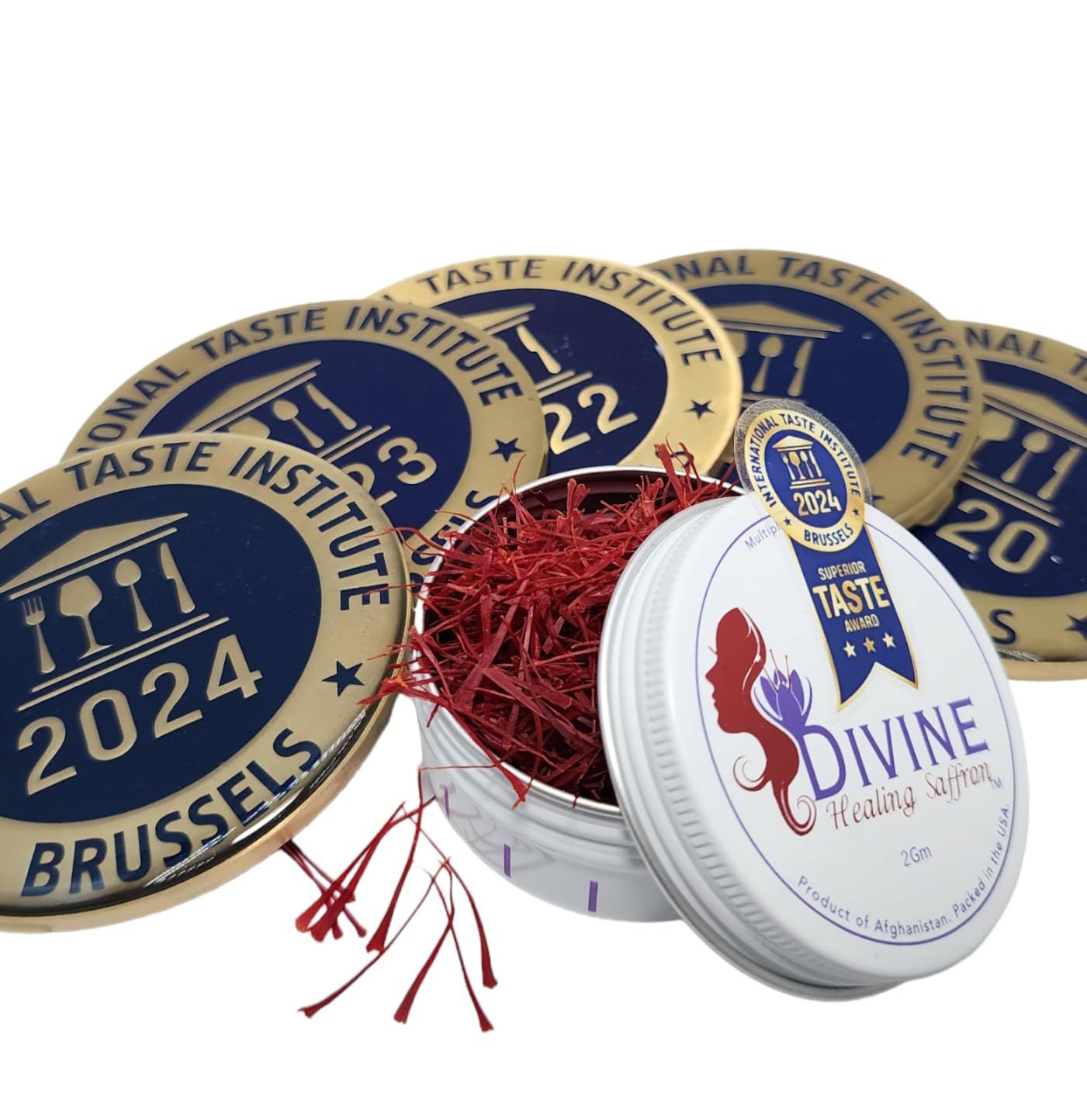Awarded Saffron (world&#39;s #1) 2 gm Afghanistan Multiple Award Winning Divine Healing Saffron Premium. Limited Supply available.