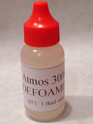 Liquid Defoamer, Atmos 300K, Food Grade, Kosher, Maple Syrup, brewing, and other applications.