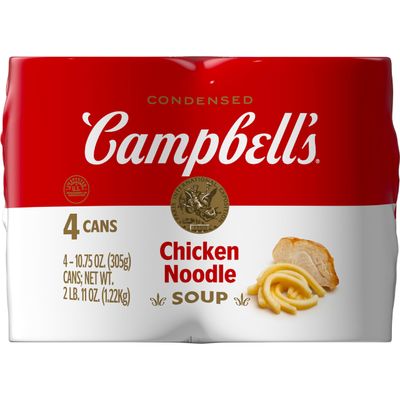 Campbell&#39;s Condensed Chicken Noodle Soup, 10.75 Ounce Can (Pack of 4)