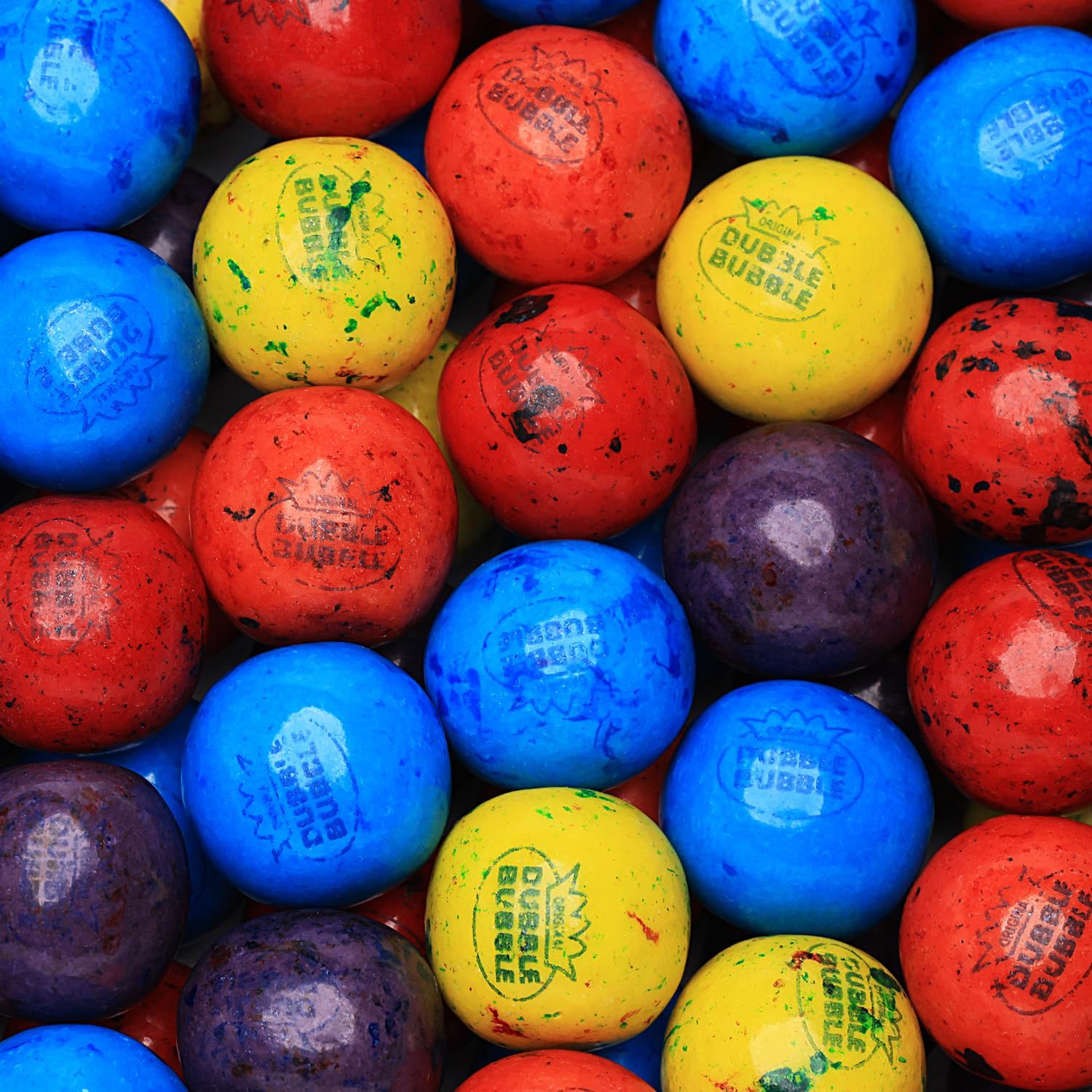 Gumballs for Gumball Machine - 1 Inch Large Gumballs - Berry Blots Big Gum Balls in Resealable Bag - 1.7 Lb Gumball Machine Refills - 100 Pcs Giant Gumballs - Bulk Gum for Kids - Assorted Gum Refill