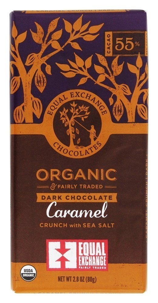 Equal Exchange Organic Dark Chocolate Caramel Crunch And Sea Salt, 2.8 oz