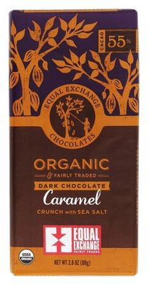 Equal Exchange Organic Dark Chocolate Caramel Crunch And Sea Salt, 2.8 oz