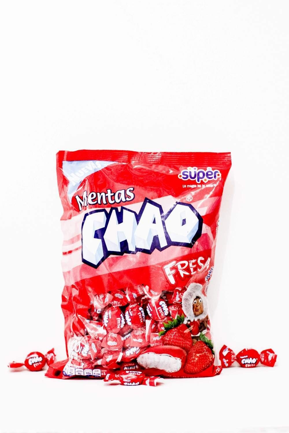 Mint CHAO Strawberry Flavor - Menta CHAO Sabor a Fresa (100 Units)