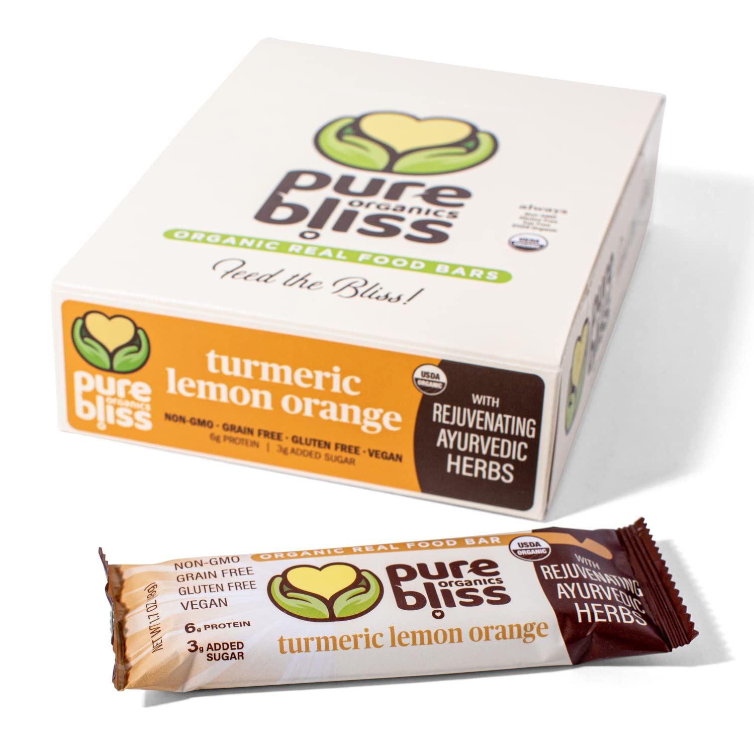 Organic Real Food Bars - 1.7 oz, 12-Pack Case