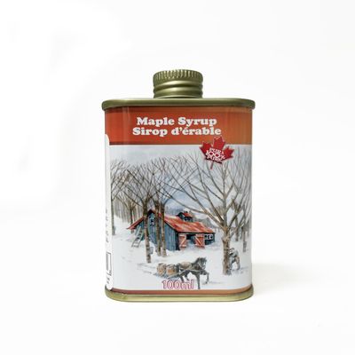 Brien 100% Pure Maple Syrup | Gluten Free Vegan Syrup | Maple Syrup Dispenser Refill | Real Maple Syrup Tin Can Product From Canada (3.4 Fl Oz)