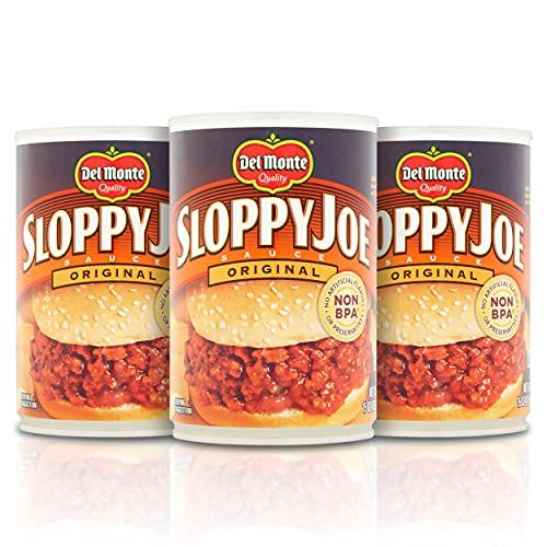 Del Monte Original Sloppy Joe Sauce (Pack of 3) 15 oz Cans