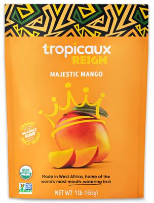 Organic Dried Mango Slices, No Sugar Added, 16oz - All-Natural, Non-GMO, Mouth-Watering Dried Mangoes - Preservative-Free, Nutritious &amp; Delicious Snack for Kids and Adults by Tropicaux Reign
