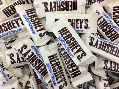 HERSHEY&#39;S Cookies &#39;n&#39; Crme Snack Size Bars, Treats Bars (Pack of 2 Pounds)