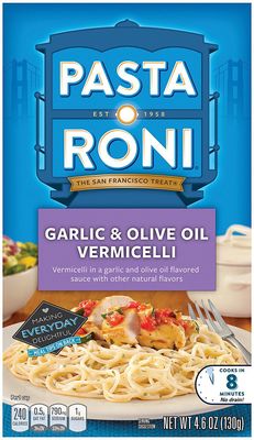 Pasta Roni Garlic &amp; Olive Oil Vermicelli Mix, 4.6-Ounce Boxes (Pack of 12)