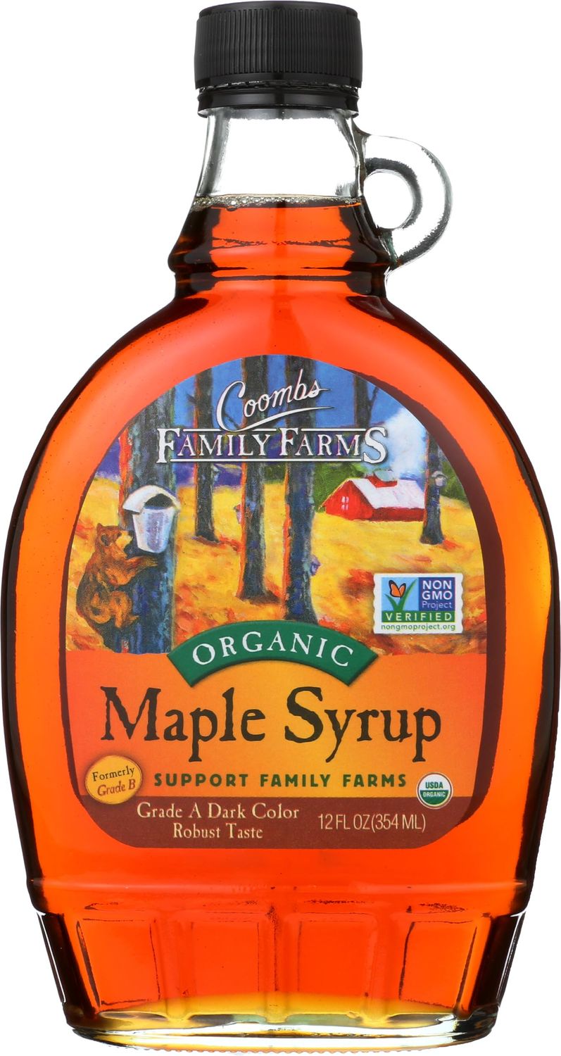 Coomb&#39;s Maple Syrup, Og, Gr B, Glass, 12-Ounce