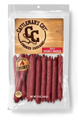 Cattleman&#39;s Cut Spicy Double Smoked Sausages, 12 Ounce