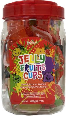 Apexy Fruit jelly cups Fruit Jelly Candy Fruit Juice Jelly Cups Assorted Flavor 35.27oz