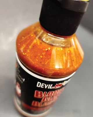 Devil Daves Blaster - Liquid Bloody Mary Seasoning 8 Oz Squeeze bottle | Original Medium heat. Works with ANY Tomato Juice. Enhancer. Concentrate cocktail mix. Big Flavor, Gluten Free.