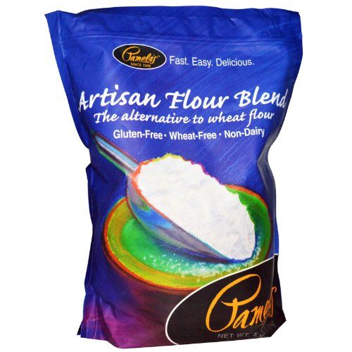 Pamela&#39;s Products Gluten Free Artisan Flour Blend, 4 Pound ( Packaging may vary )