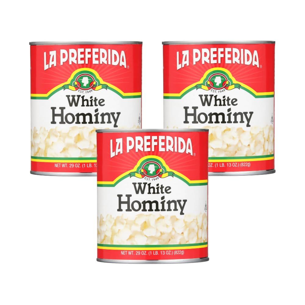 La Preferida White Hominy Beans, 29 oz. (Pack of 3)