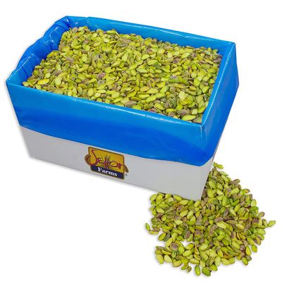 Setton Farms Premium California Raw Pistachio Halves Bulk Pistachio Split Kernels Bulk Raw Pistachio Pieces 5lb Bulk Case Chopped Pistachios for Baking and Cooking Green Pistachios Pieces
