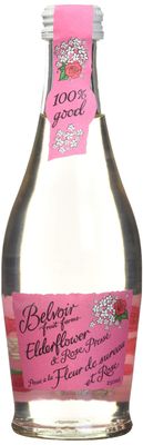 Belvoir Elderflower &amp; Rose Lemonade, 8.4 fl. oz. | Delicate Floral Lemonade | Natural Elderflower and Rose Extracts | Light and Refreshing | Ideal for Summer Sipping