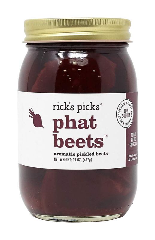 Rick&#39;s Picks Phat Beets, Aromatic Pickled Beets, 15 oz