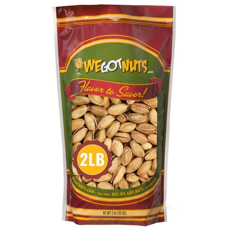 Turkish Pistachios Antep Roasted Salted, In Shell - We Got Nuts (2 LBS.)