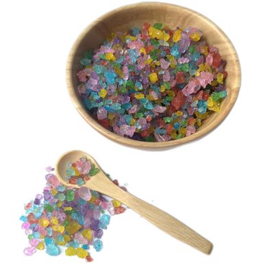SweetGlob Old Fashioned Medium Rock Sugar Candy Gems, Lump Sugar Rock Crystals (1 Pound (Pack of 1), Assorted Flavors)