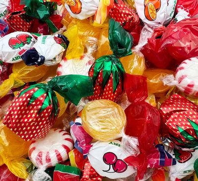 Old-Fashioned Hard Candy Christmas Assortment - Bulk Pack 2 Pounds - Starlights, Butterscotch, Cinnamon, Fruit Filled
