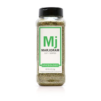Spiceology - Dried Marjoram Herb Leaves - 4 ounces