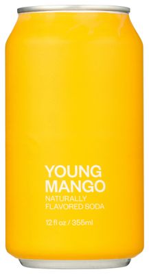 United Sodas of America Young Mango Soda, No Artificial Flavor, 12 Fluid Ounce (Pack of 12)