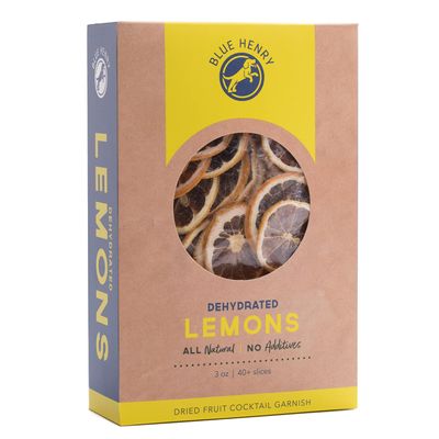 BlueHenry Dehydrated Lemon Wheels - 3 oz - 12+ slices - Natural Fruit