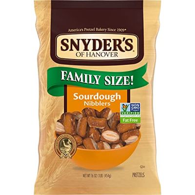 Snyder&#39;s of Hanover Pretzels, Sourdough Nibblers, Family Size 16 Oz Bag